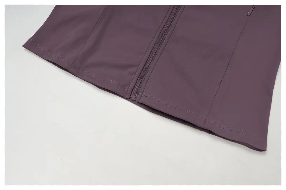 Brushed Long Sleeve Yoga Jacket with Thumbholes | OUYI Activewear