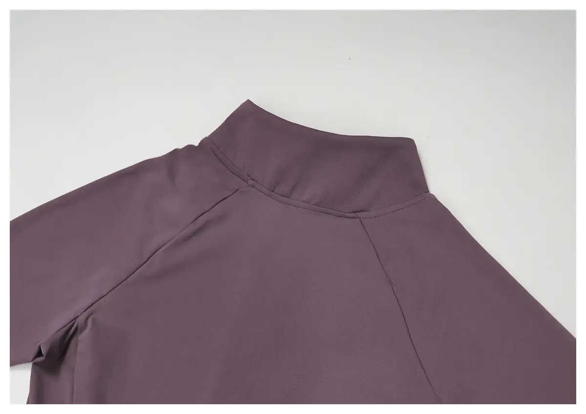 Brushed Long Sleeve Yoga Jacket with Thumbholes | OUYI Activewear