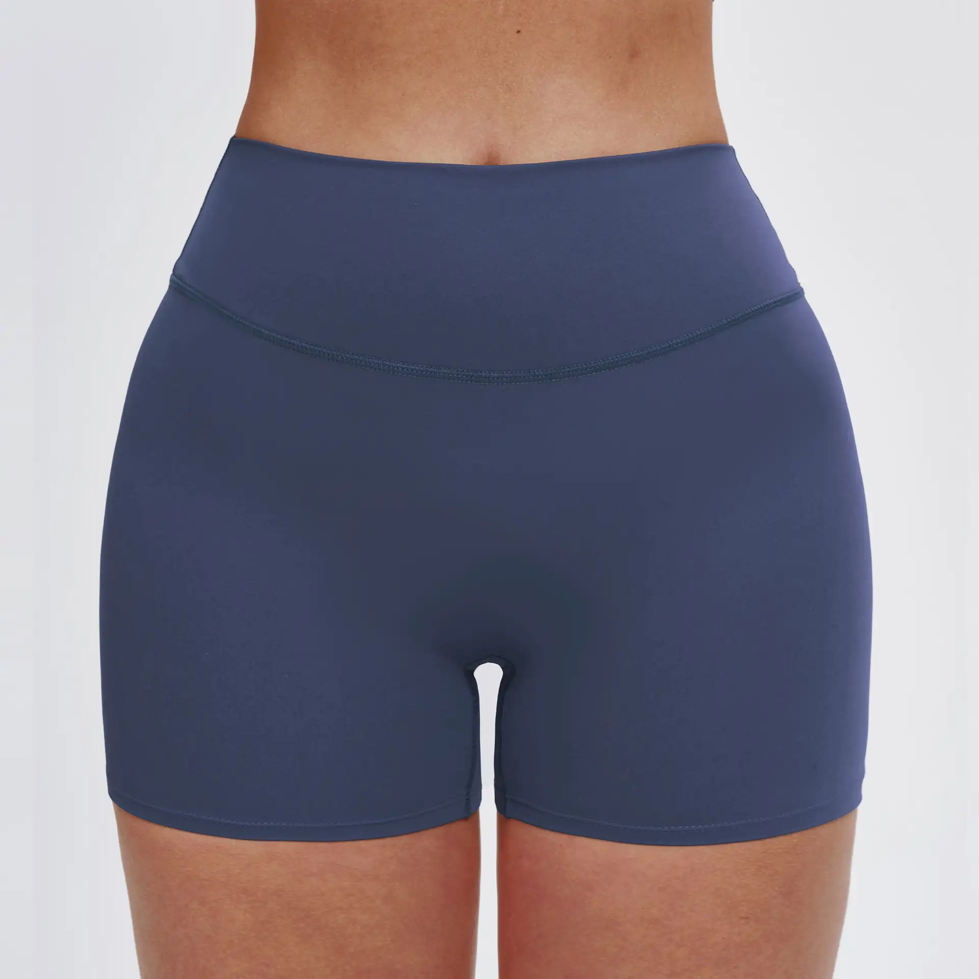 High Waisted Brushed Yoga Shorts | OUYI Activewear