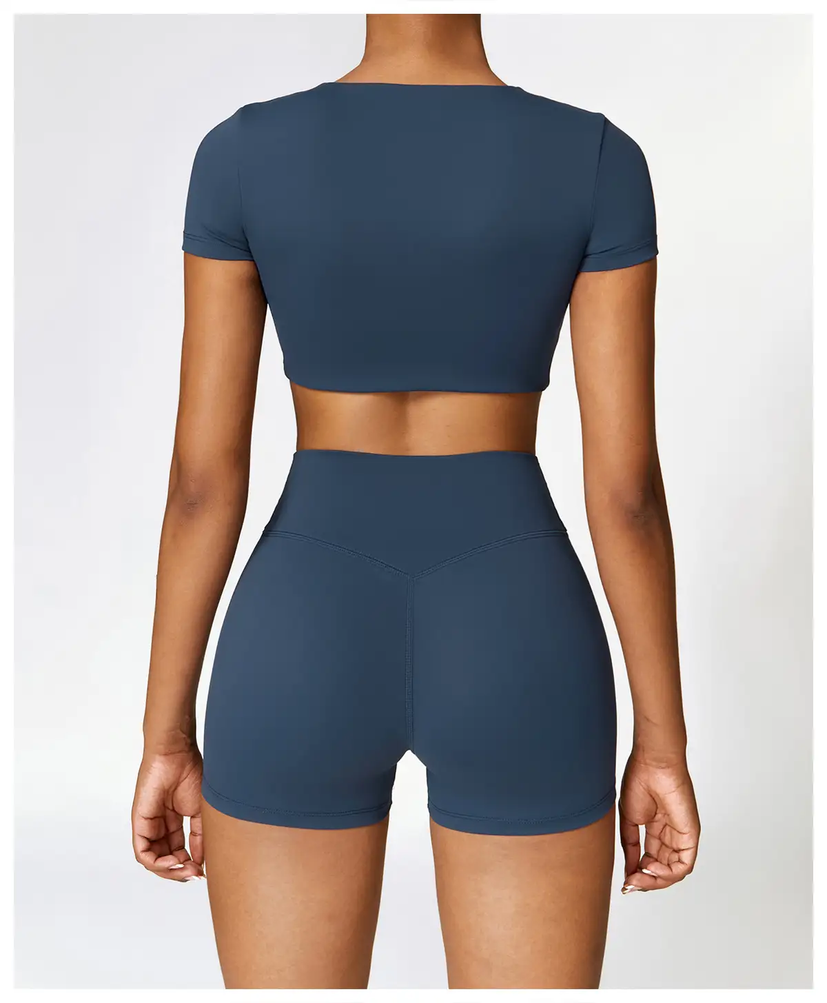 High Waisted Brushed Yoga Shorts | OUYI Activewear