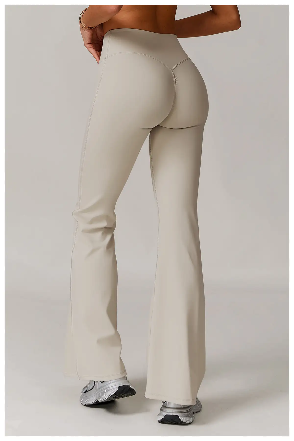 High Waisted Flared Yoga Pants | OUYI Activewear