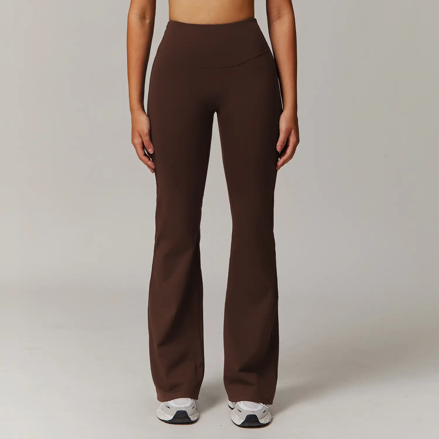 High Waisted Flared Yoga Pants | OUYI Activewear