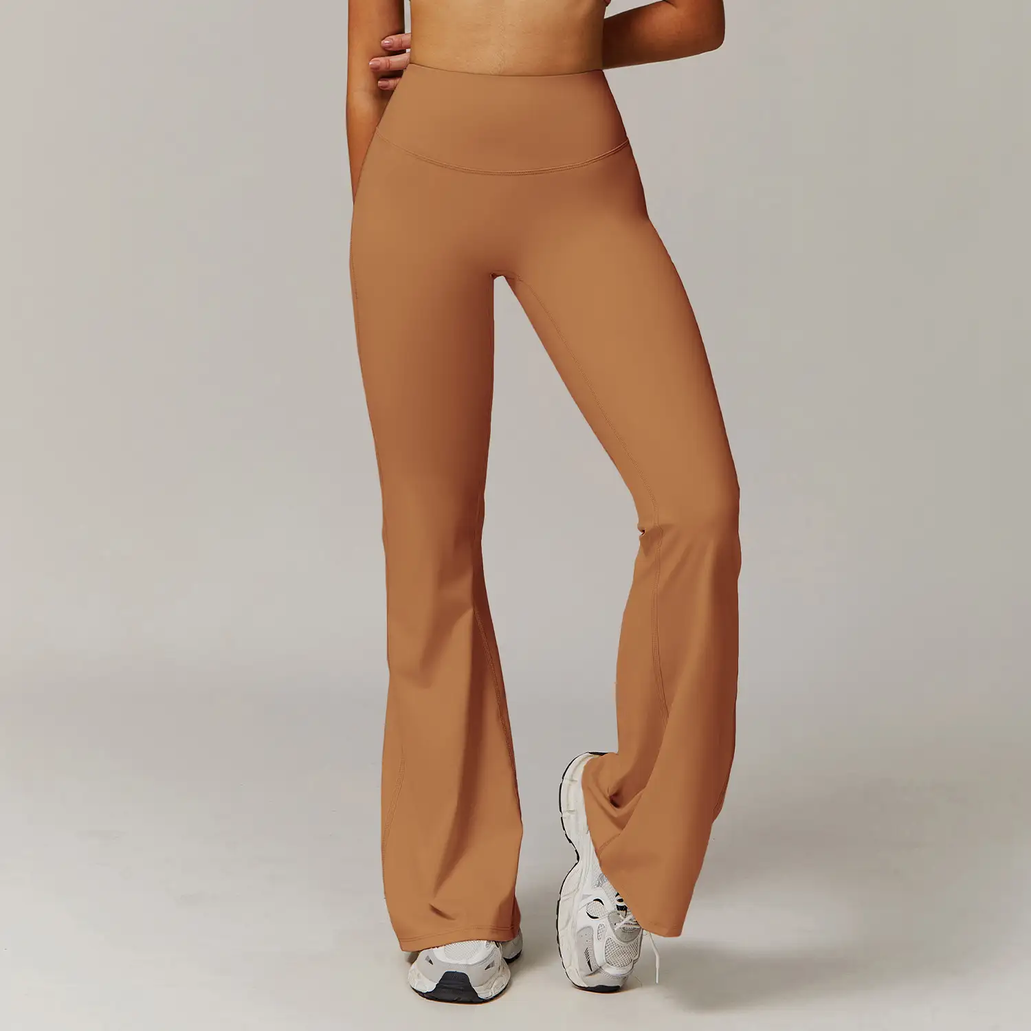 High Waisted Flared Yoga Pants | OUYI Activewear