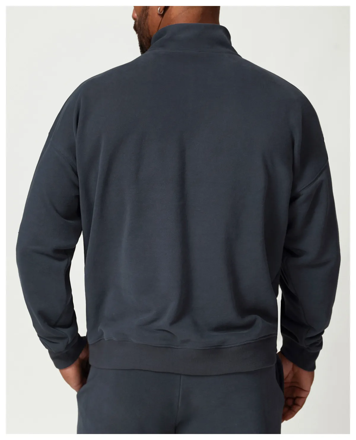 Men's Half-Zip Stand-Collar Athleisure Sweatshirt Manufacturer | OUYI Activewear
