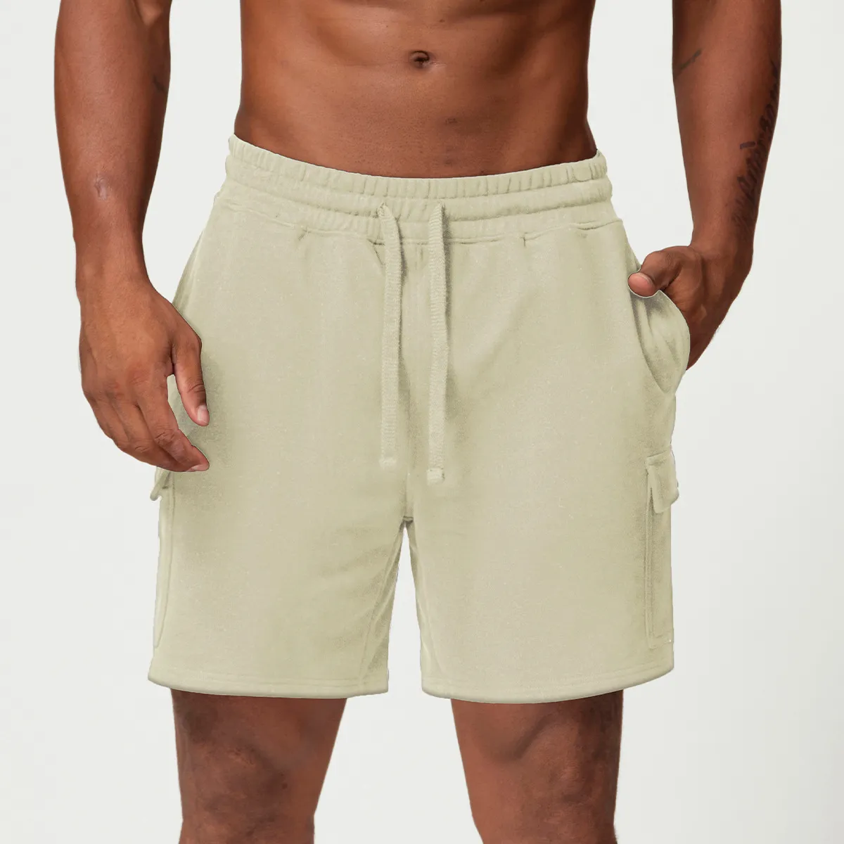 Men's Heavyweight Sports Casual Sweat Shorts | OUYI
