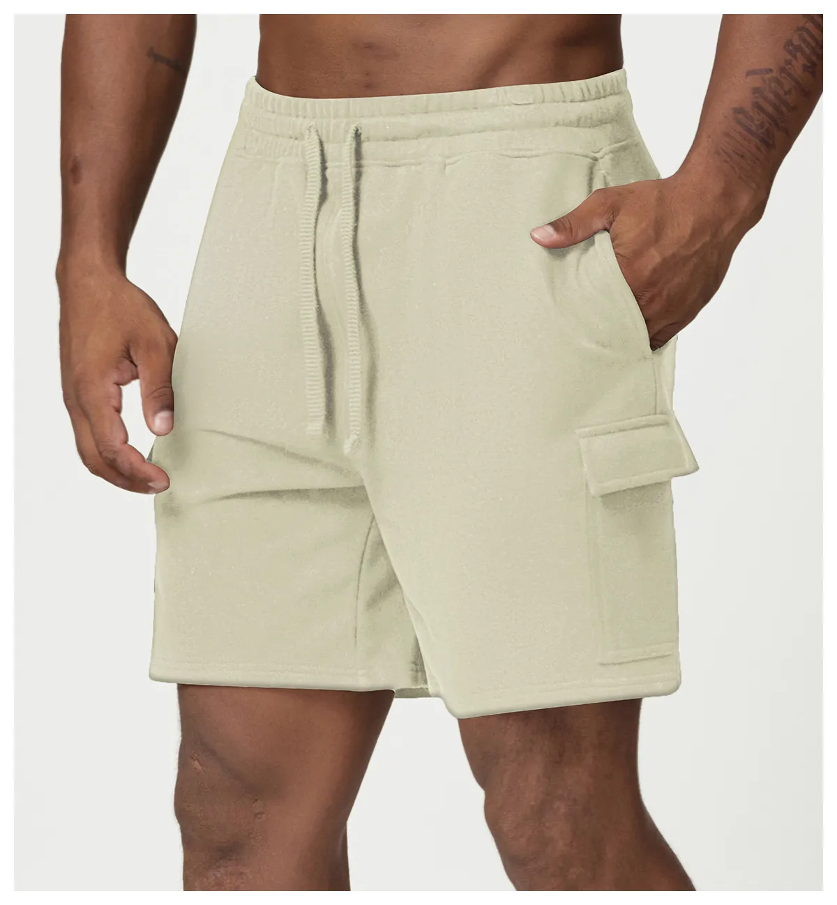 Men's Heavyweight Sports Casual Sweat Shorts | OUYI