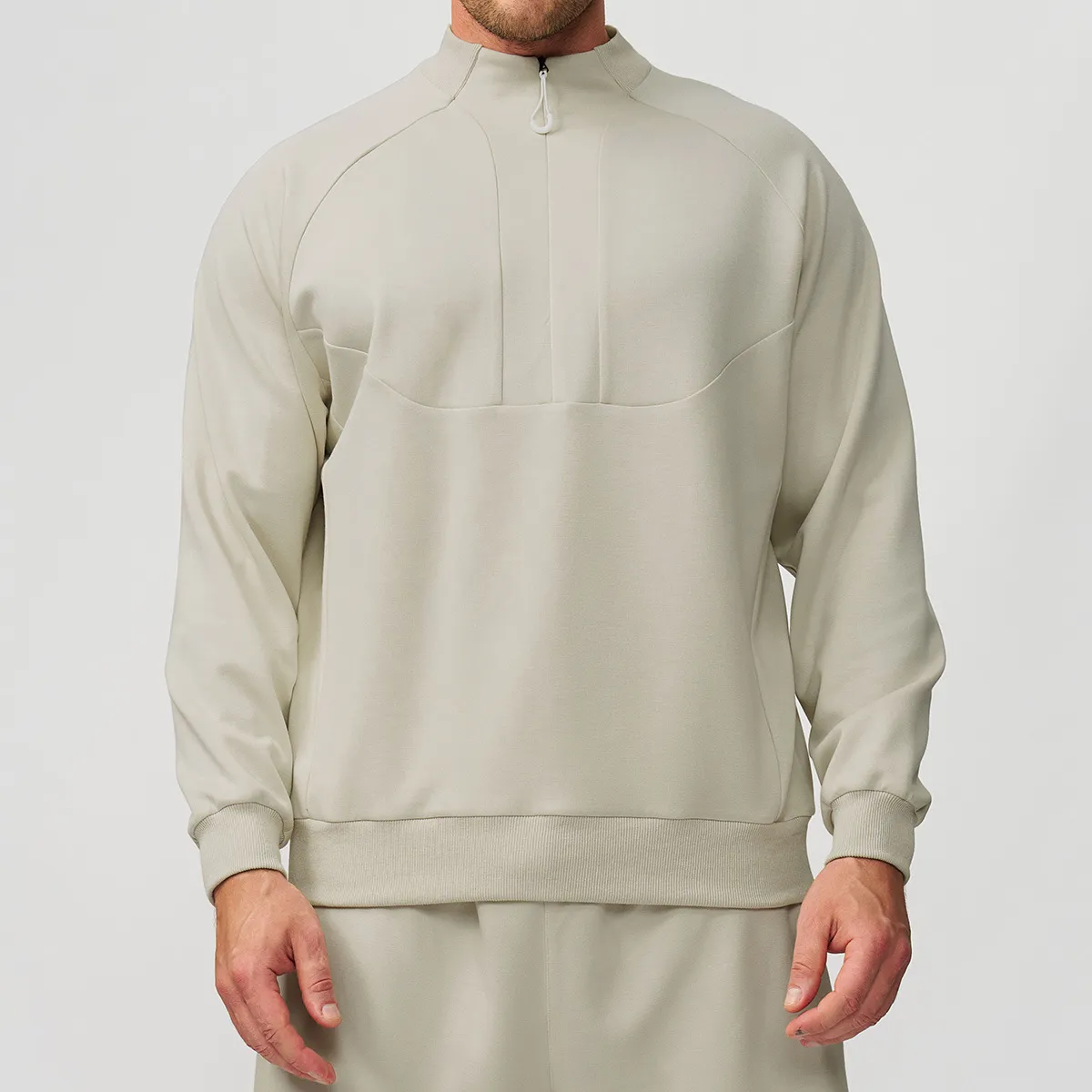 Men's Lightweight Warm Half-Zip Performance Pullover | OUYI