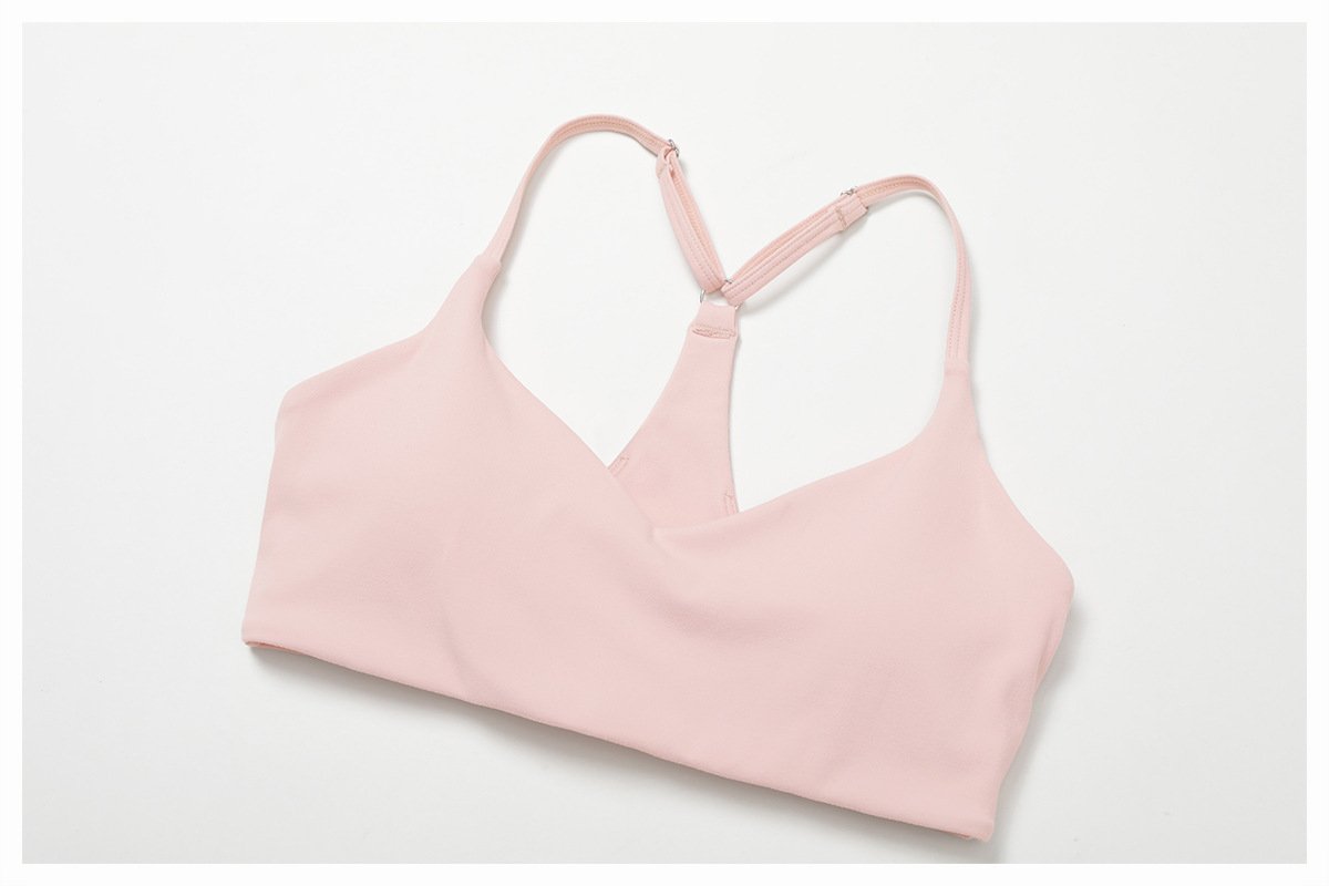 Nude-Feel Halter Sports Bra for Yoga & Fitness