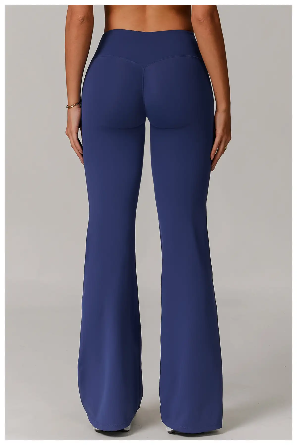 High Waisted Flared Yoga Pants | OUYI Activewear