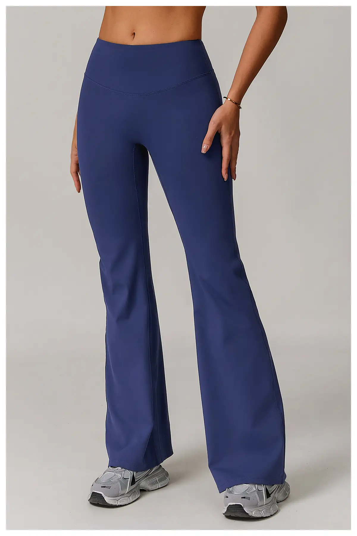 High Waisted Flared Yoga Pants | OUYI Activewear