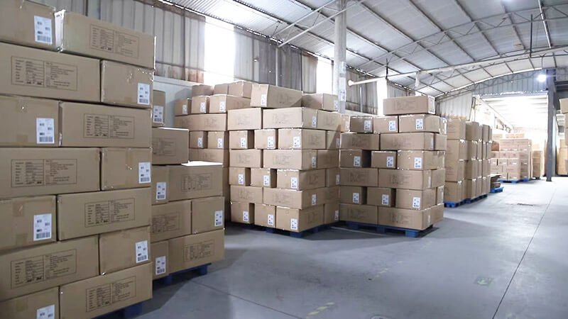 OUYI Activewear factory building exterior in Guangzhou China