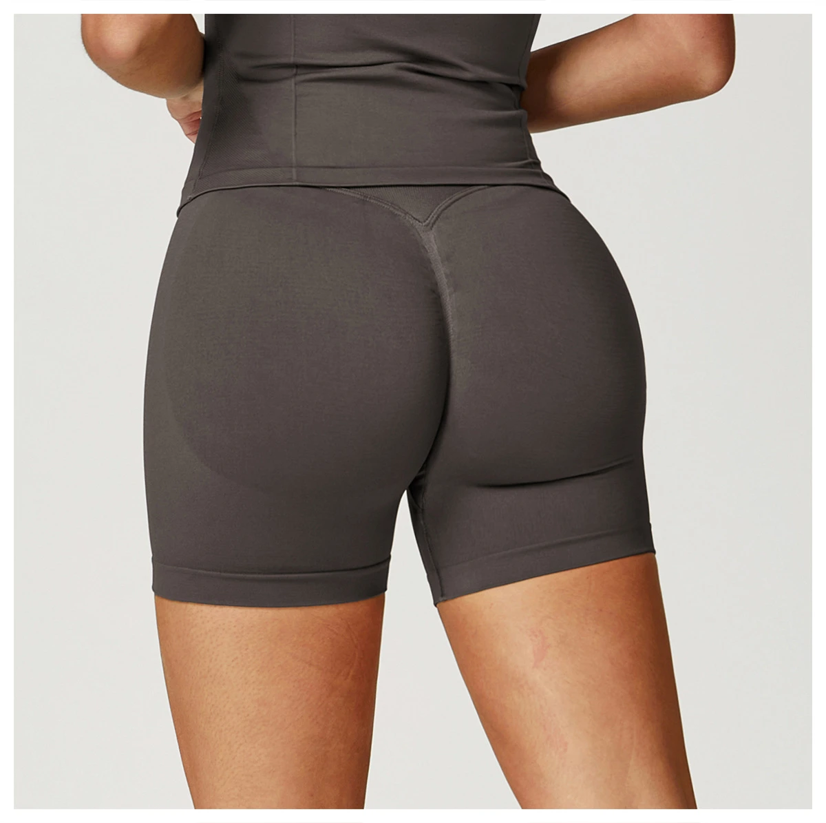 Premium Seamless High-Waisted Yoga Shorts - Sculpting Quick-Dry Fitness Shorts
