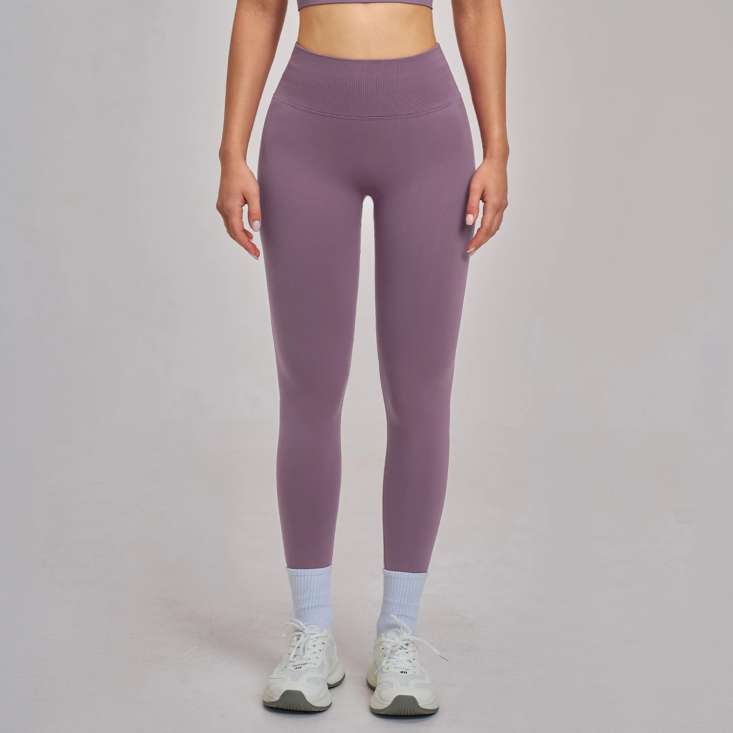 Seamless Cloud-Feel Fitness Leggings - High-Waisted Squat-Proof Workout Tights
