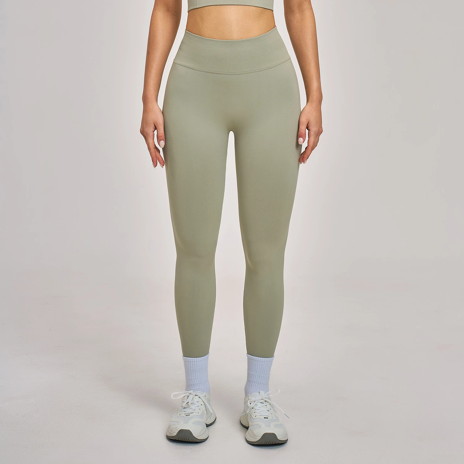 Seamless Cloud-Feel Fitness Leggings - High-Waisted Squat-Proof Workout Tights
