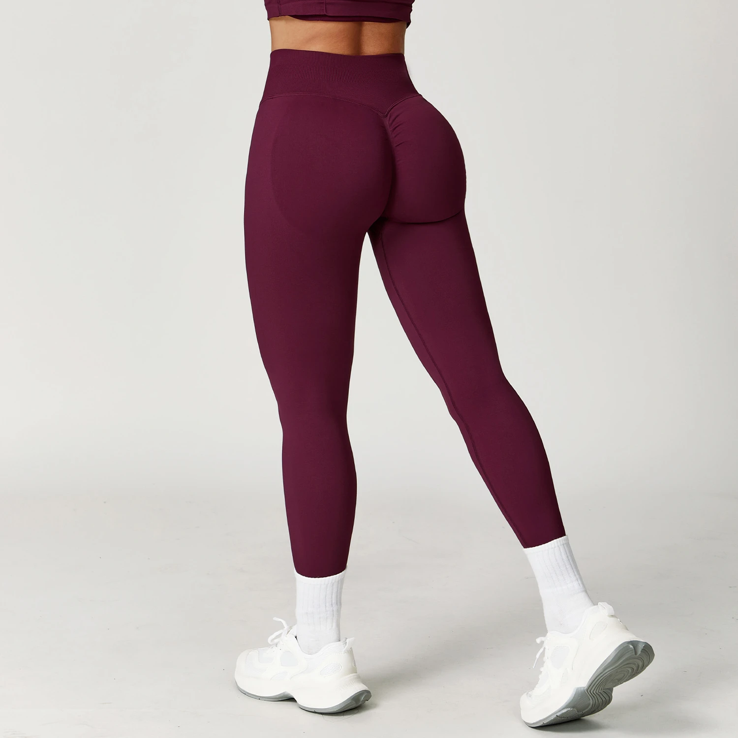 Seamless Cloud-Feel Fitness Leggings - High-Waisted Squat-Proof Workout Tights