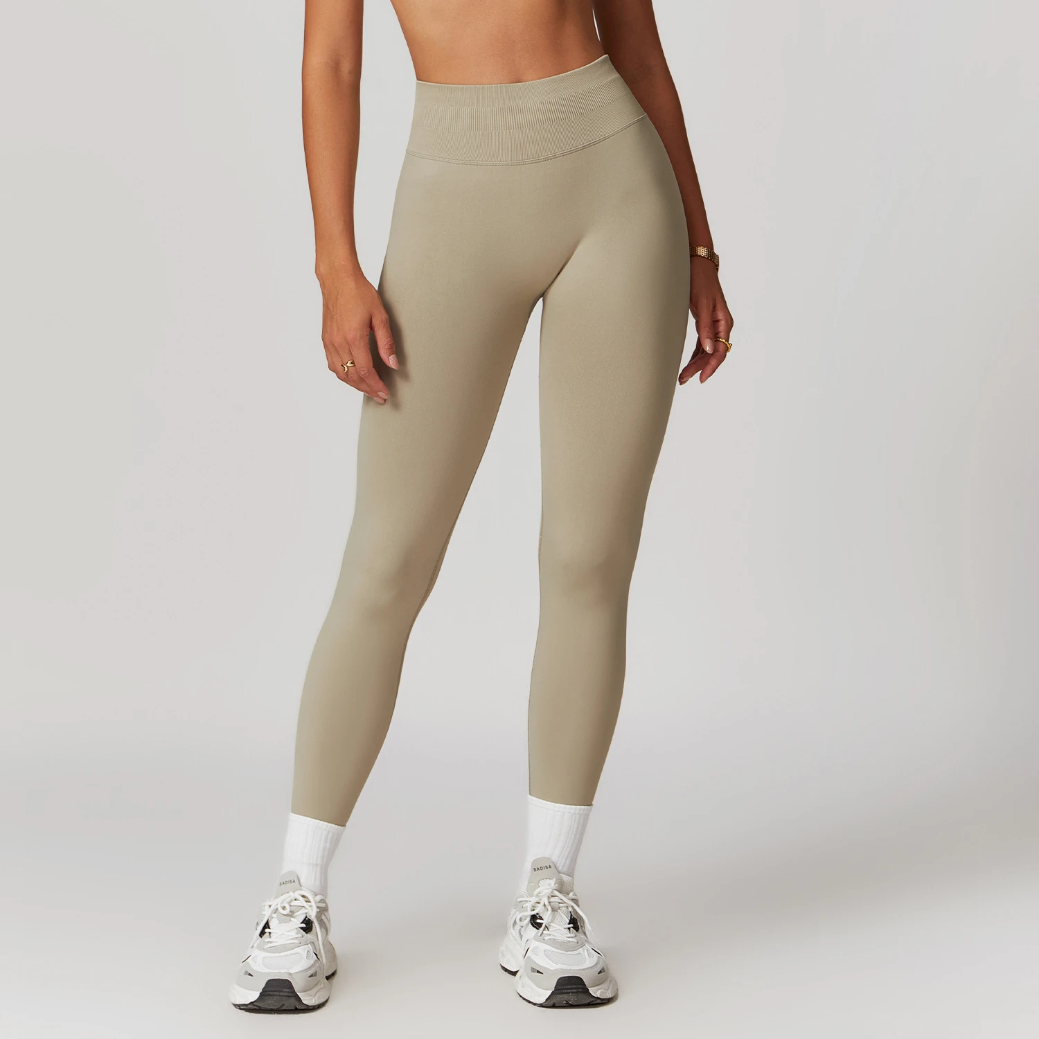 Seamless Cloud-Feel Fitness Leggings - High-Waisted Squat-Proof Workout Tights