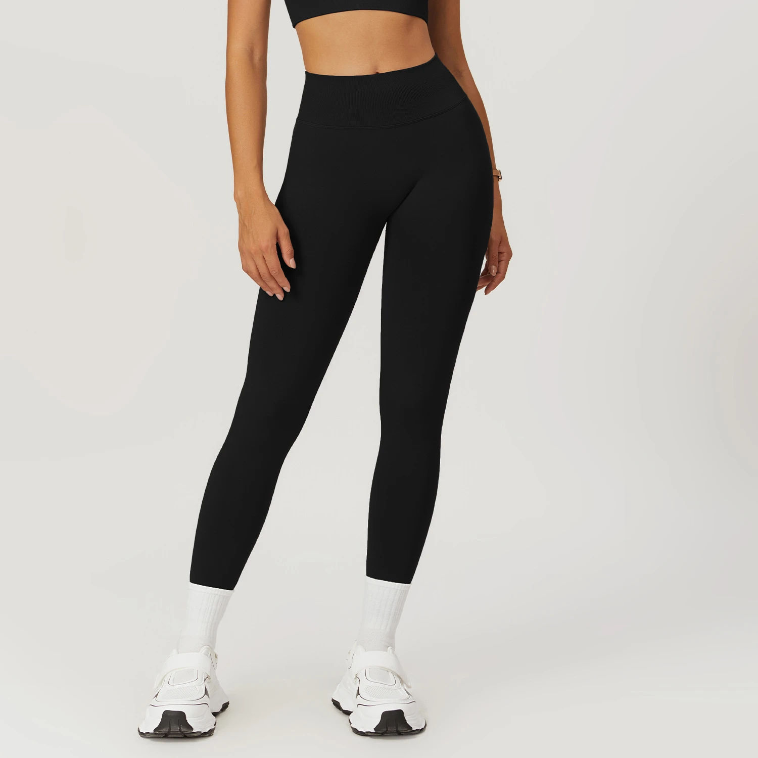 Seamless Cloud-Feel Fitness Leggings - High-Waisted Squat-Proof Workout Tights