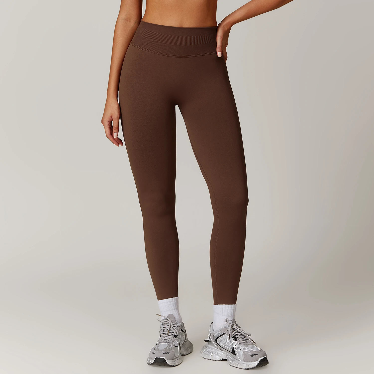 Seamless Cloud-Feel Fitness Leggings - High-Waisted Squat-Proof Workout Tights