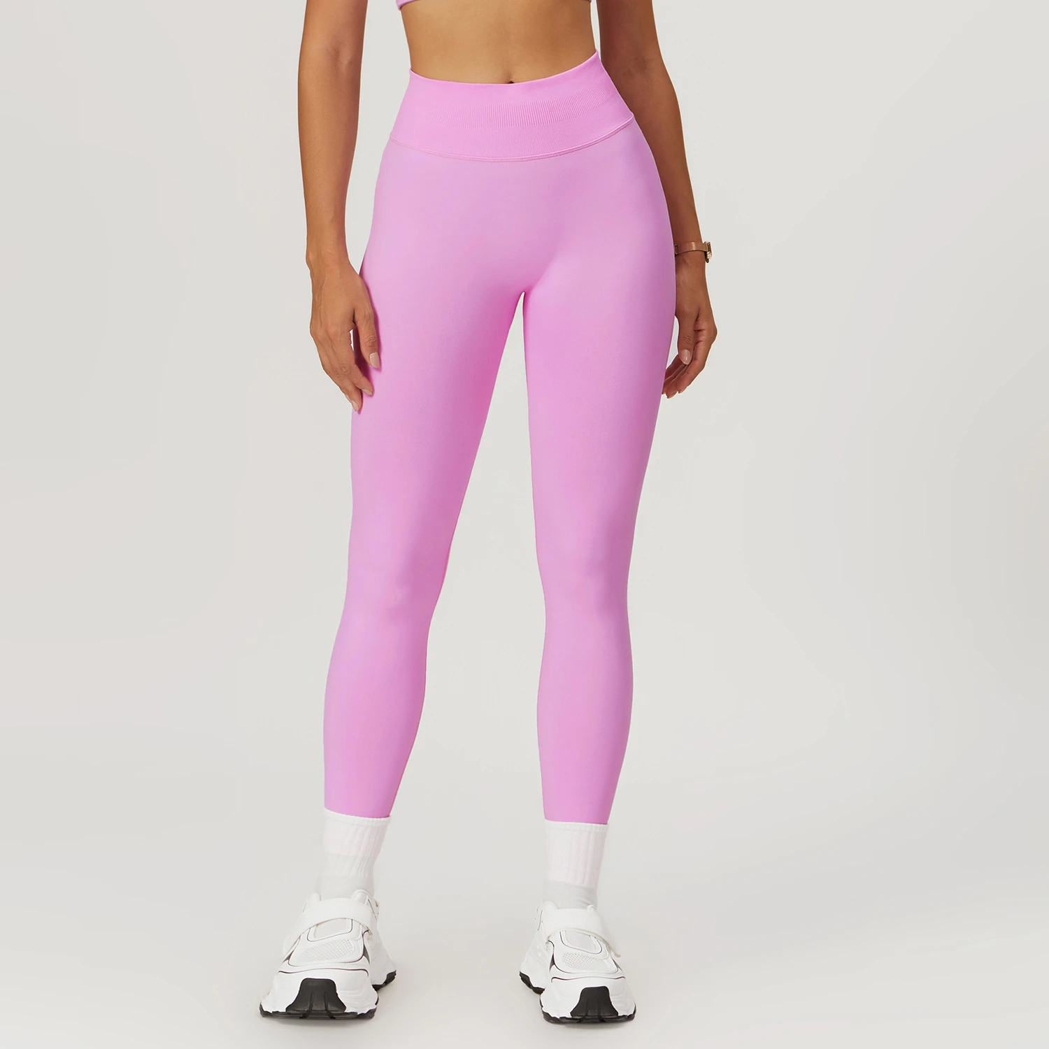 Seamless Cloud-Feel Fitness Leggings - High-Waisted Squat-Proof Workout Tights