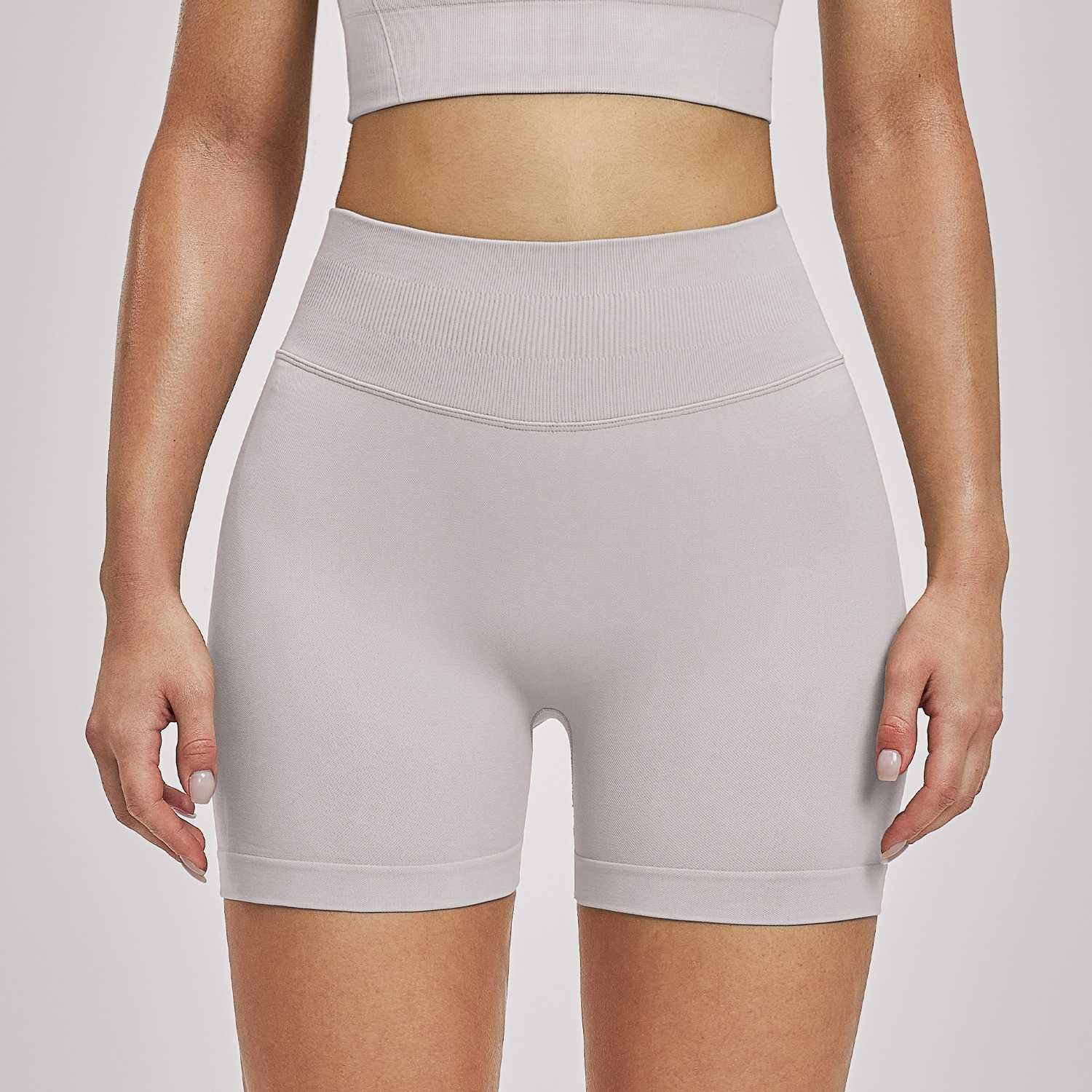 Seamless High Waisted Scrunch Bum Yoga Shorts Manufacturer | OUYI