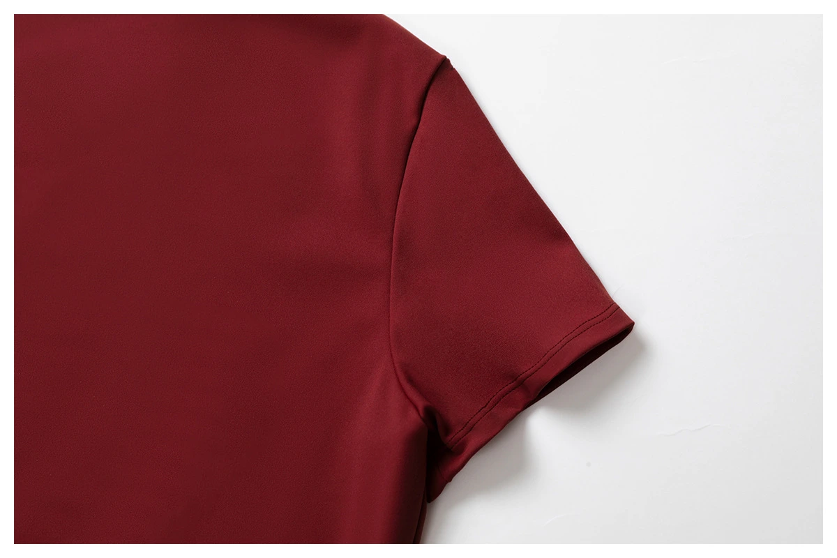 Slim Fit Crew Neck Active Short Sleeve Top