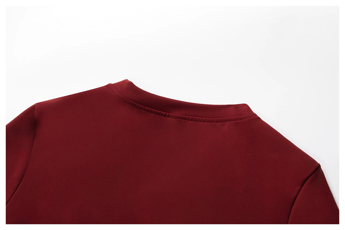 Slim Fit Crew Neck Active Short Sleeve Top