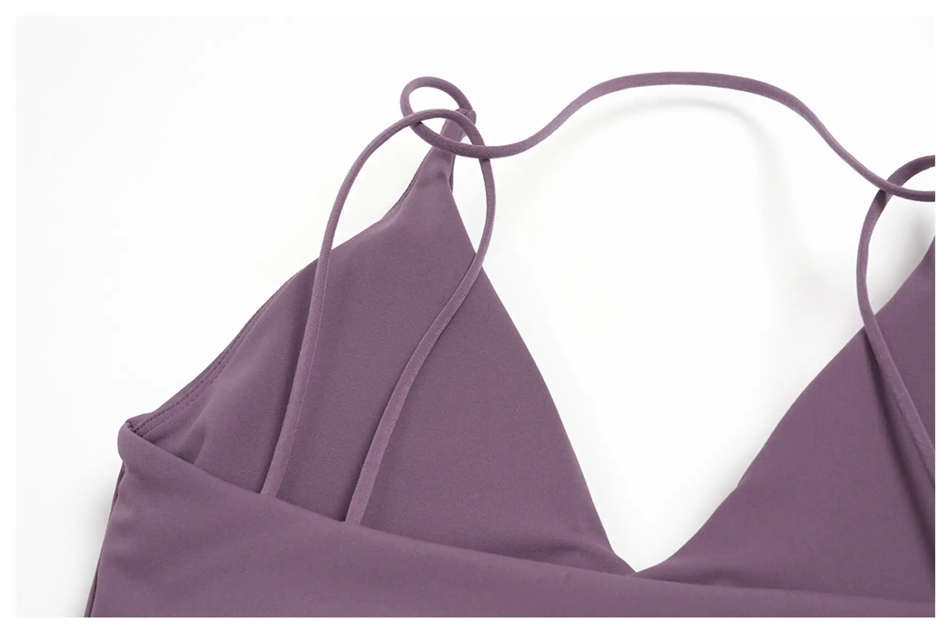 Twist Front Strappy Back Yoga Bra | OUYI Activewear