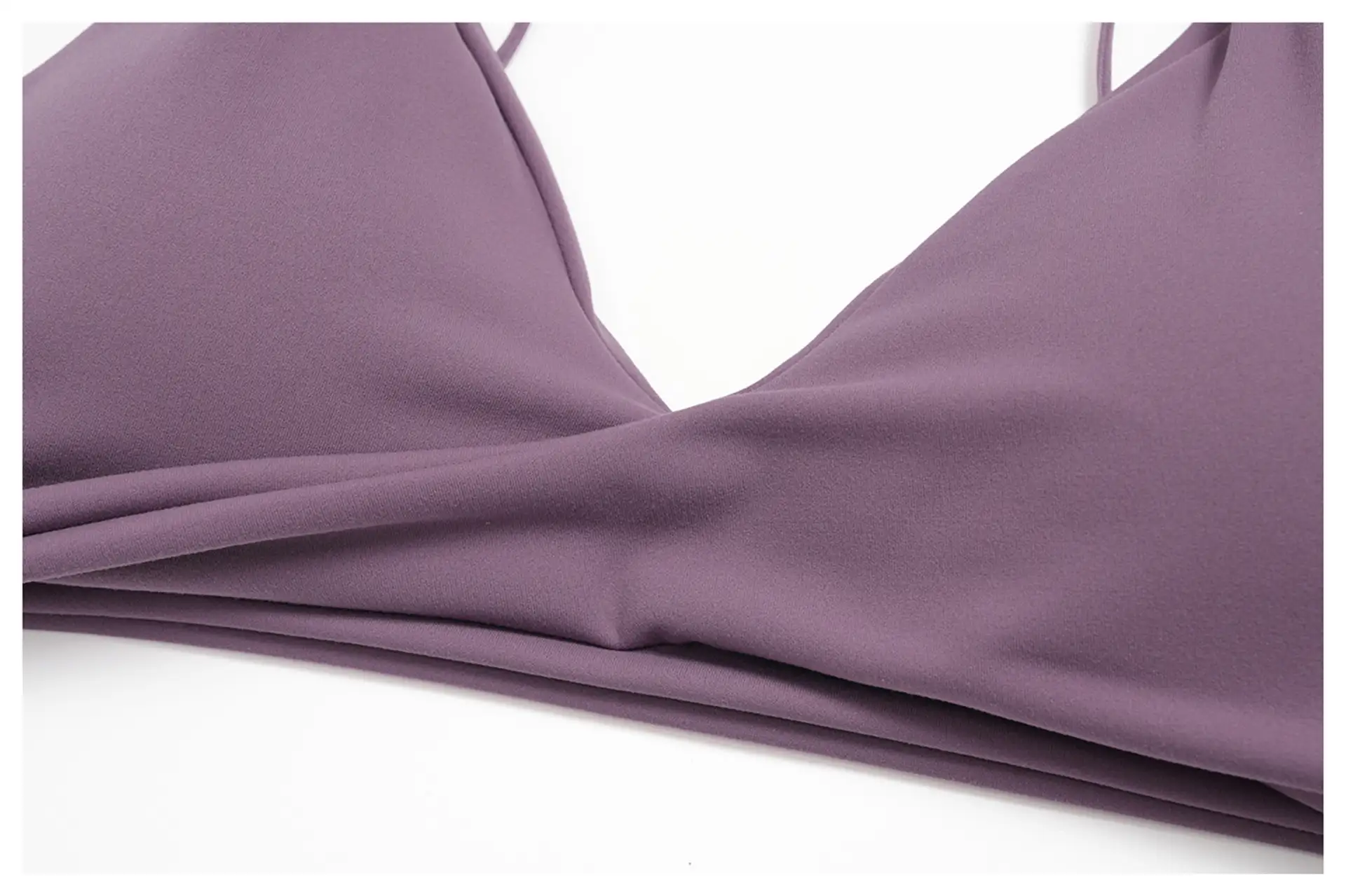 Twist Front Strappy Back Yoga Bra | OUYI Activewear