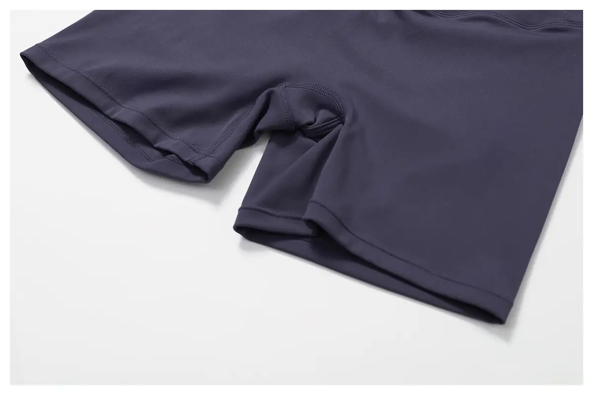 V-Cross High Waist Recycled Nylon Yoga Shorts | OUYI Activewear